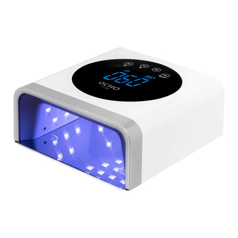 OCHO NAILS LED/UV Lamp X22 72W Wireless White With Mirrored Base